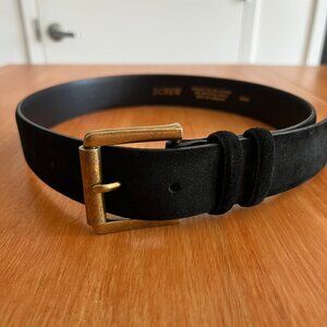 Women's Black Suede Belt - J. Crew